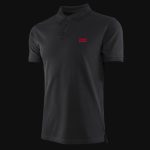 Herren Poloshirt schwarz mit Kragen Premium technique black - 02