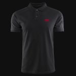 Herren Poloshirt schwarz mit Kragen Premium technique black