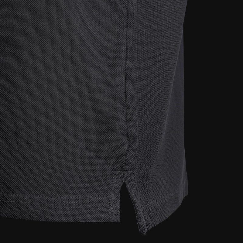 Herren Poloshirt schwarz mit Kragen Premium technique black v02 - 05