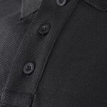 Herren Poloshirt schwarz mit Kragen Premium technique black v03 - 04
