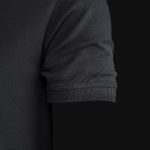Herren Poloshirt schwarz mit Kragen Premium technique black v02 - 03
