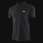 Herren Poloshirt schwarz mit Kragen Premium technique black v02 - 02