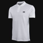 Herren Poloshirt weiß mit Kragen Premium technique white