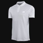 Herren Poloshirt weiß mit Kragen Premium technique white v02