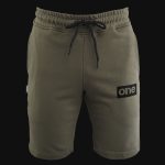 Herren Shorts - Khaki Black Box Logo - 02