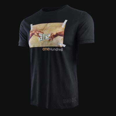 Herren T-Shirt Schwarz – God Hand