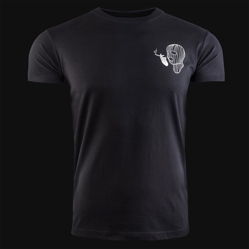 Herren T-Shirt Schwarz – Smk - 02