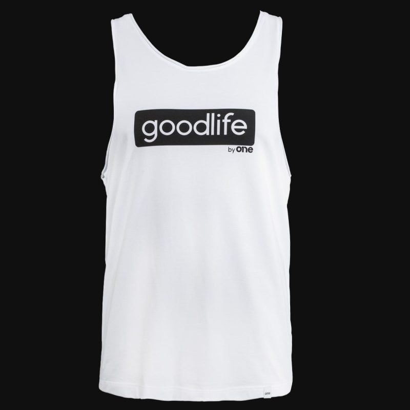 Herrenunterhemd Weiß – Goodlife