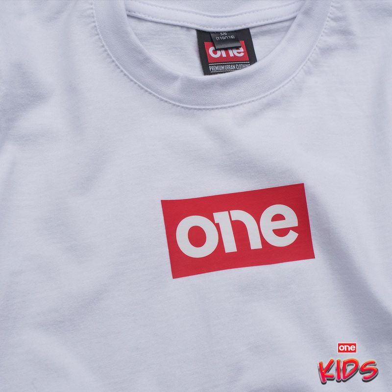Weißes T-Shirt Classic für Kinder - Red One - 03