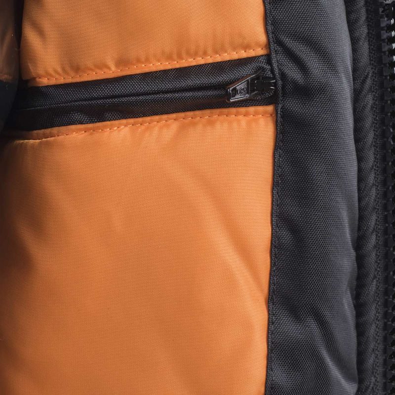Herren Bomberjacke schwarz - Black Hole - 04