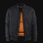 Herren Bomberjacke schwarz - Black Hole