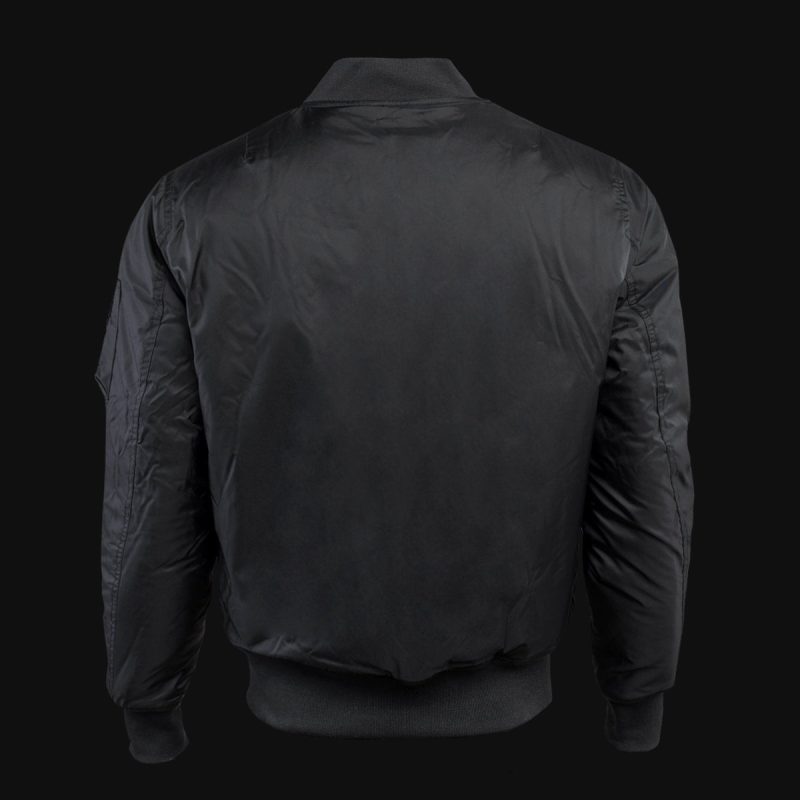 Herren Bomberjacke schwarz - Black Hole - 06