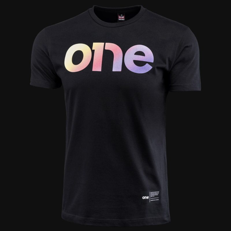 Herren T-Shirt schwarz – Rainbow One - 02