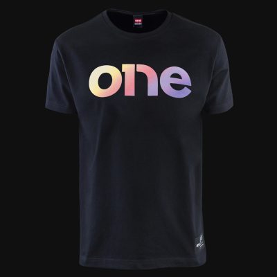 Herren T-Shirt schwarz – Rainbow One