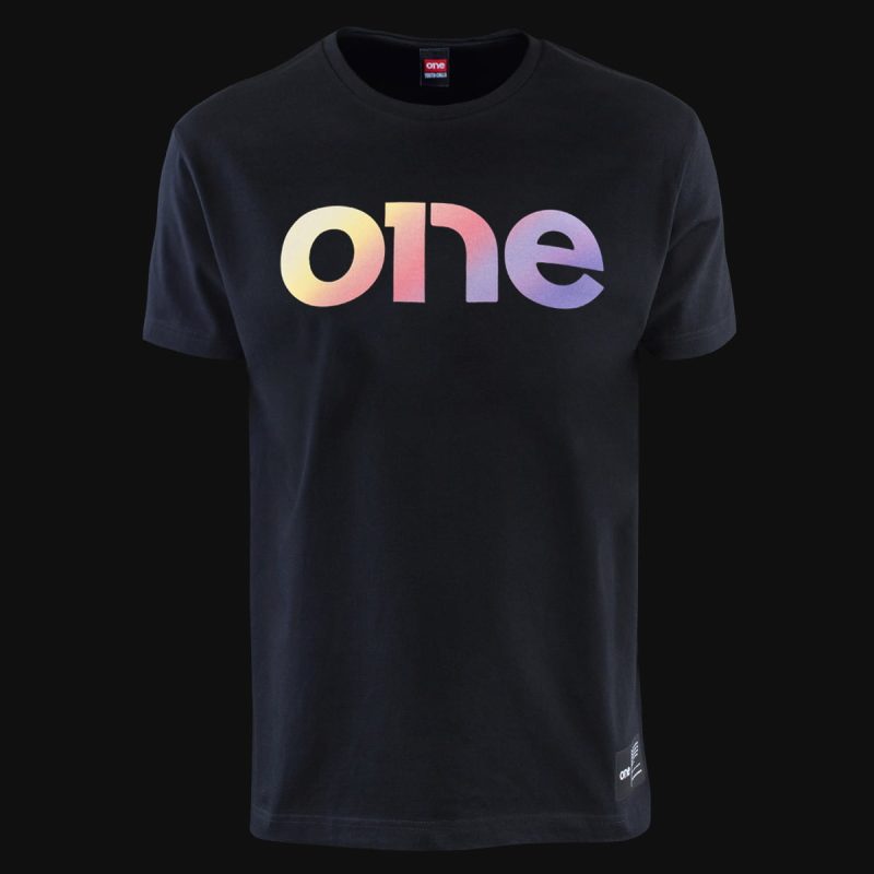 Herren T-Shirt schwarz – Rainbow One