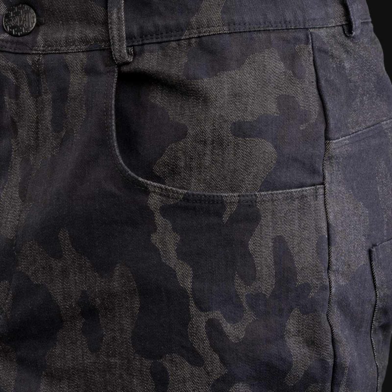 Jeansshorts Herren Camo Denim Limited - 04