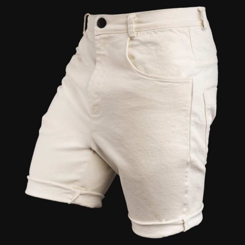 Jeansshorts Herren Raw Denim