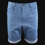 Jeansshorts Herren Sky Blue Denim - 02