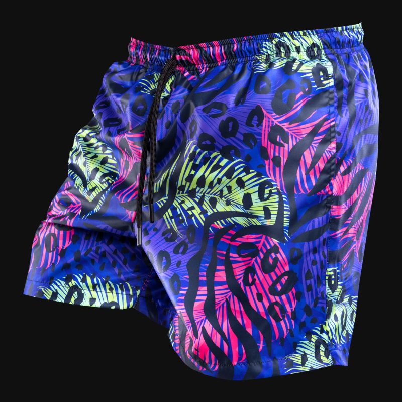Herren Badeshorts Purple Neon - 02