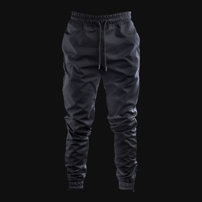 Schwarze Herren Jogginghose aus Ripstop - Square One