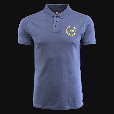 Herren Poloshirt blau mit Kragen Victory One