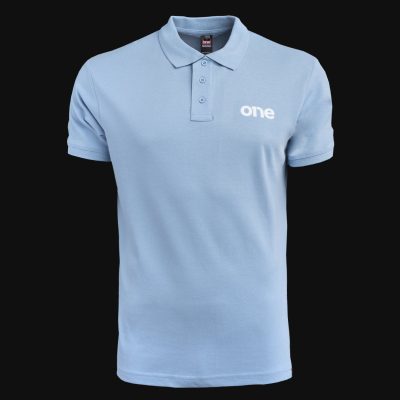 Herren Poloshirt hellblau mit Kragen Sky Blue
