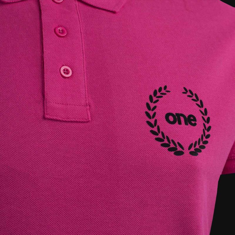 Herren Poloshirt rosa mit Kragen Coral - 03