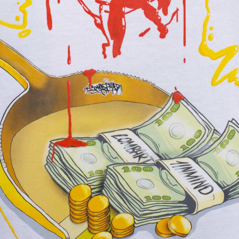 Herren T-Shirt weiß – Dirty Money x Lombart - 03