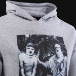 Graues Herren Hoodie mit Cangaroo Eingrifftasche – Homies - 02
