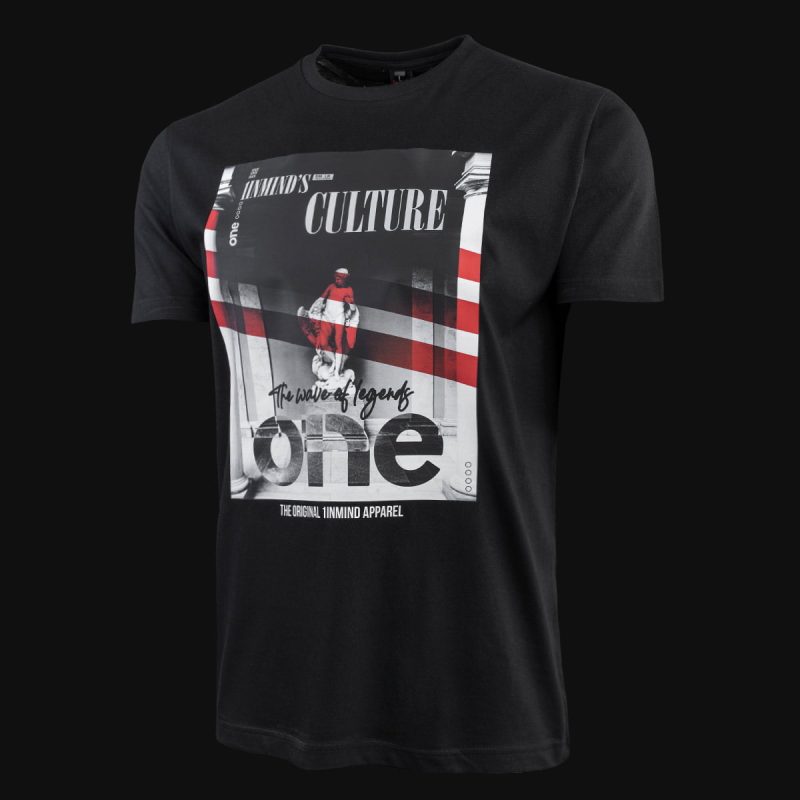 Herren T-Shirt schwarz – Culture Tee - 02