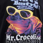 Herren T-Shirt schwarz – Mr. Croc - 02