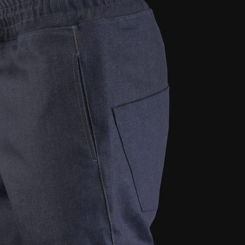 Blaue Herrenjeans Baggy Blue Denim - 08