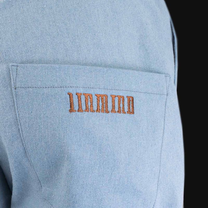 Hellblaue Herrenjeans Baggy Sky Blue - 02