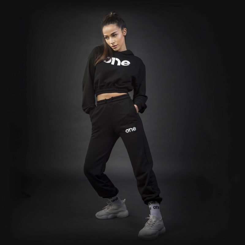 Crop Damen Hoodie - Classic One - 05
