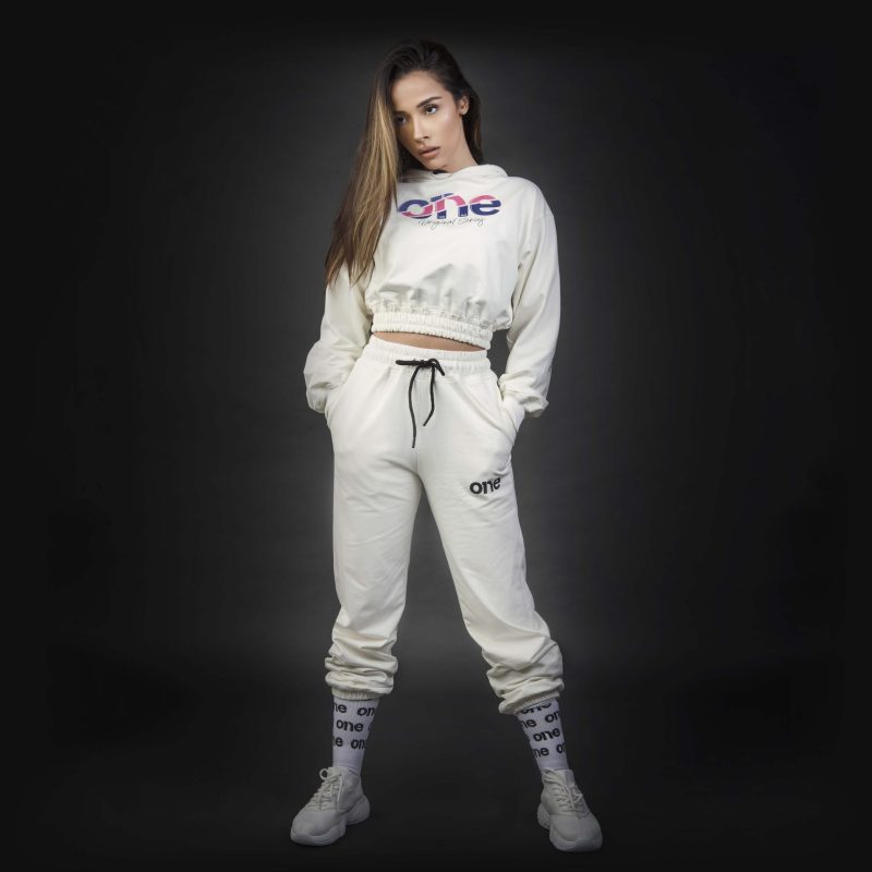 Crop Damen Hoodie - Color One - 02