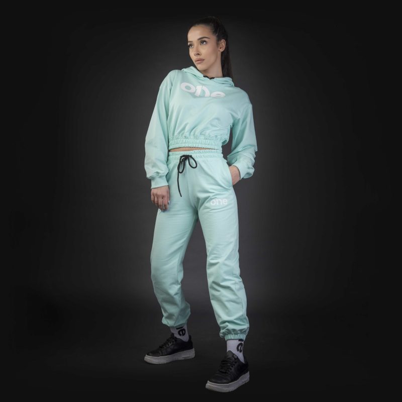 Damen Freizeitanzug Crop - Mint One - 02