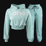 Damen Freizeitanzug Crop - Mint One