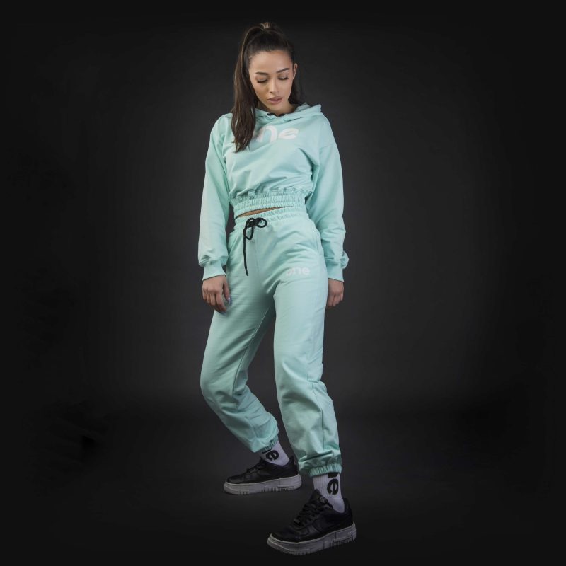 Damen Freizeitanzug Crop - Mint One - 03