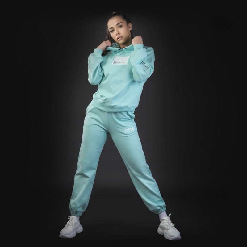 Damen Jogginghose - Mint One White - 02