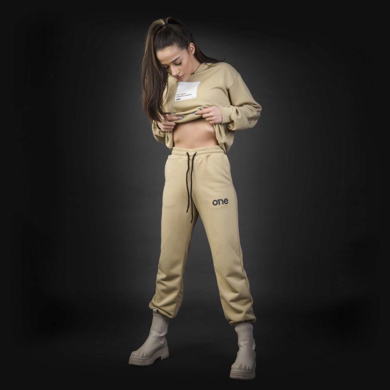 Damen Jogginghose - Sand One - 02