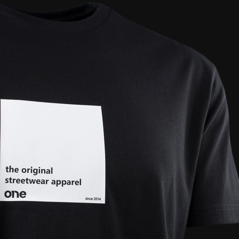 Herren T-Shirt schwarz – Box One - 02