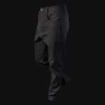 Schwarze Herrenjeans Regular One - 02