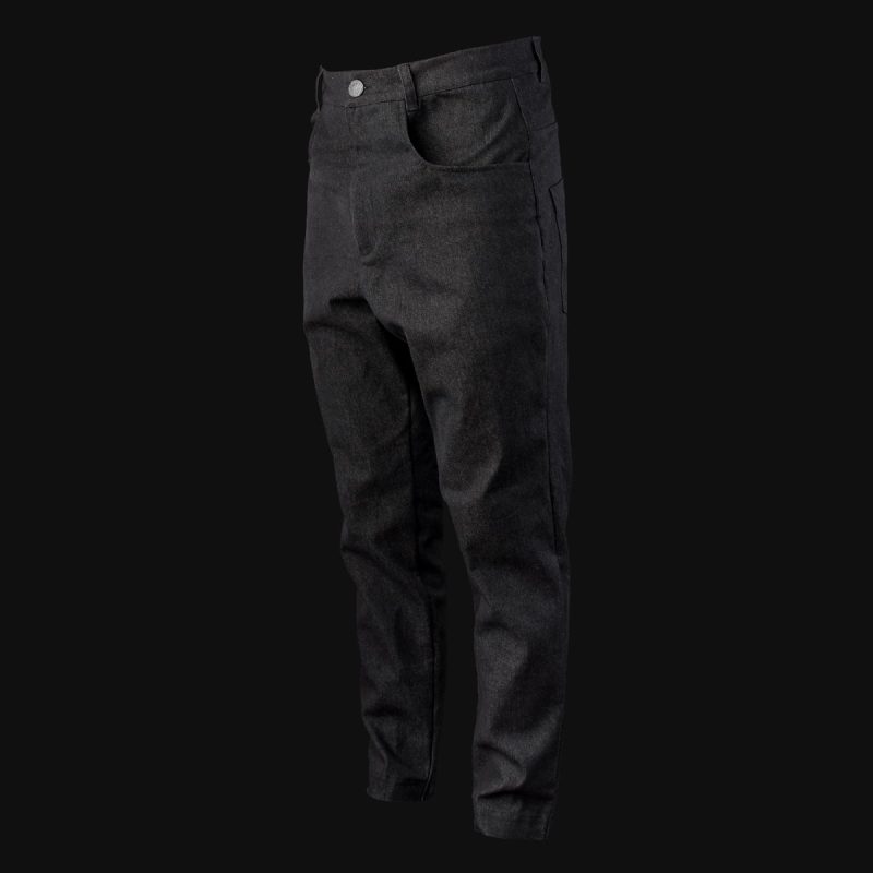 Schwarze Herrenjeans Regular One - 05