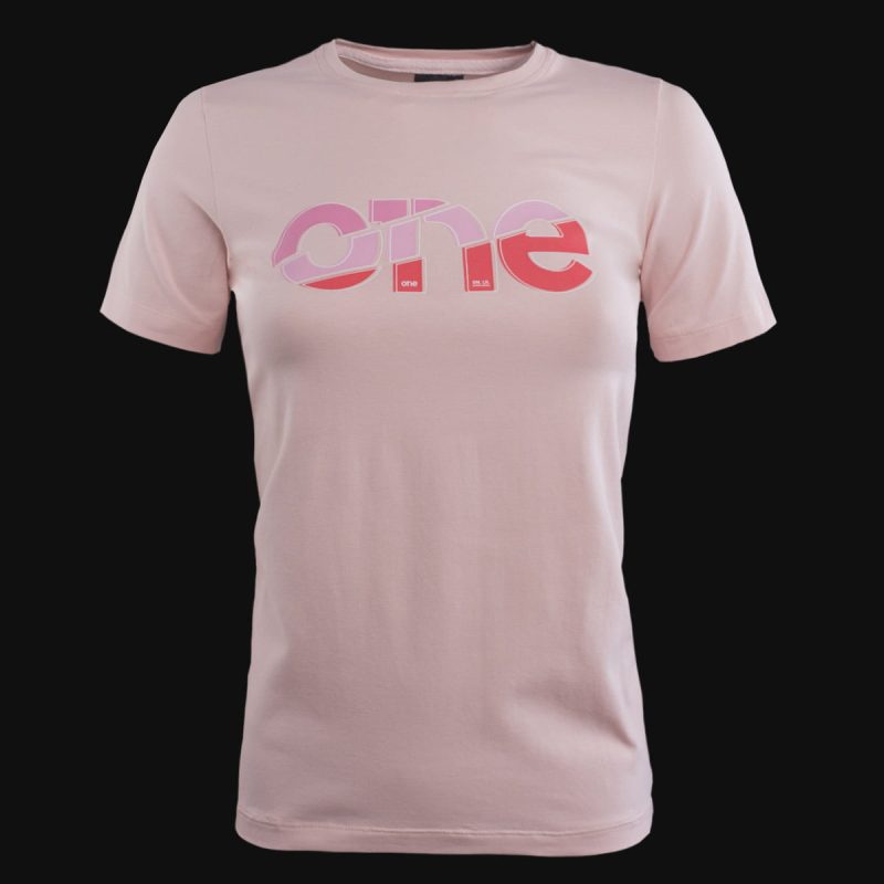 Damen-Slim fit T-Shirt Rosa Pink One - 02