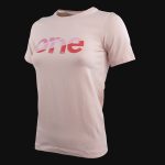 Damen-Slim fit T-Shirt Rosa Pink One