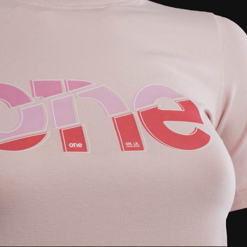 Damen-Slim fit T-Shirt Rosa Pink One - 03