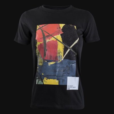 Schwarzes Damen-Slim fit T-Shirt Dvc One