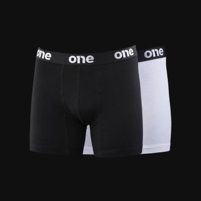 Herren-Boxer - Black and White Bundle