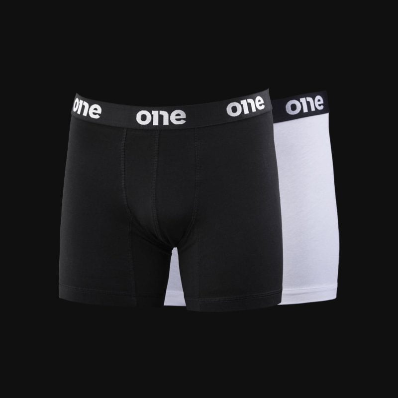 Herren-Boxer - Black and White Bundle