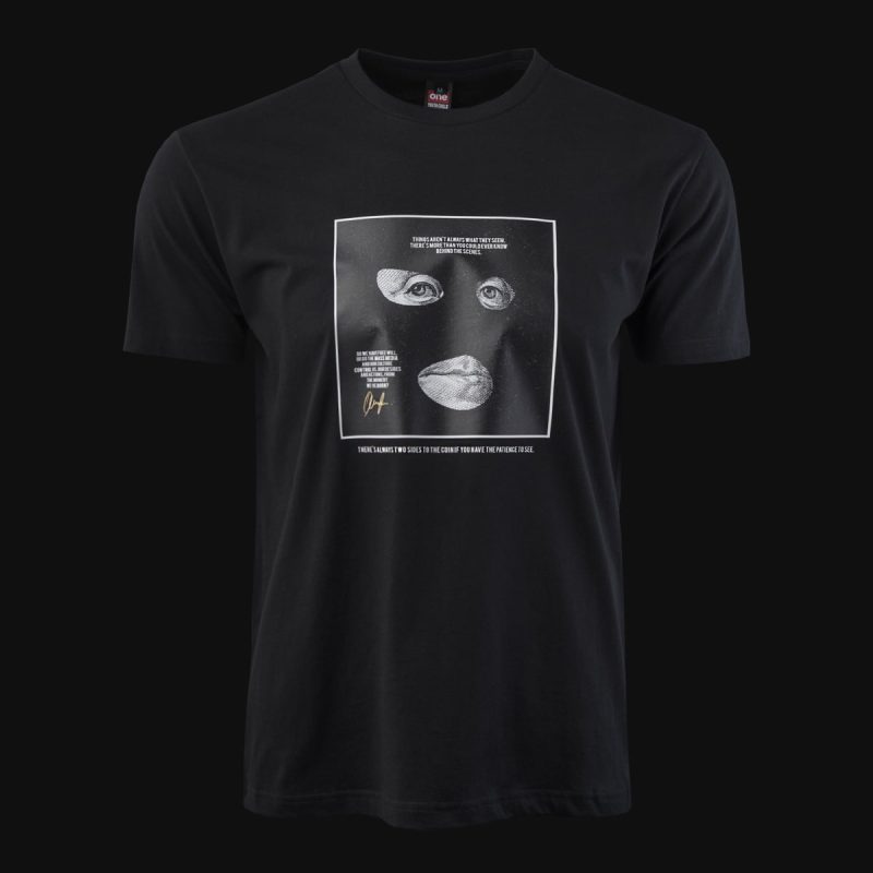 Herren T-Shirt schwarz – Hidden One
